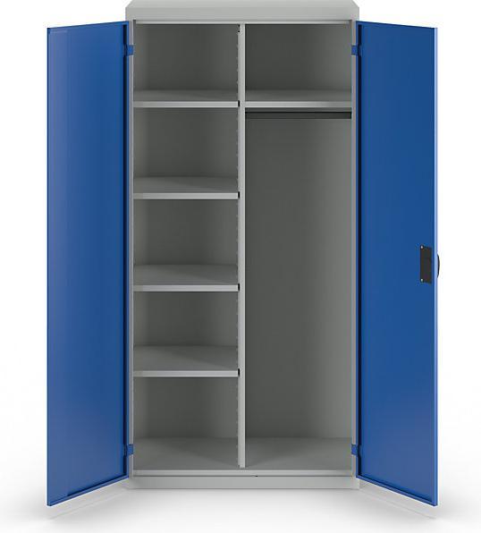 Gentian blue RAL 5010, Light grey RAL 7035