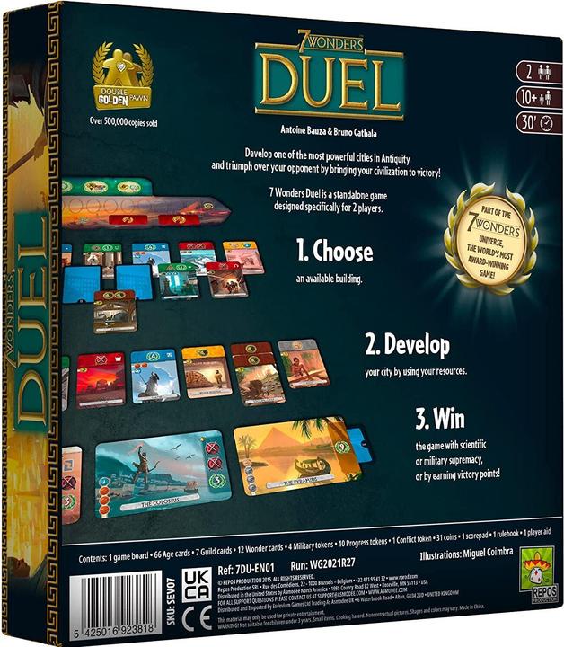 Produktbild Repos Production 7 Wonders: Duel (Französisch)