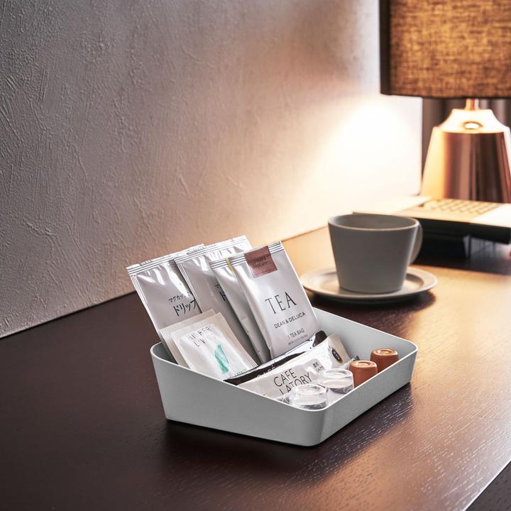 Actual product image Yamazaki M TOWER storage tray