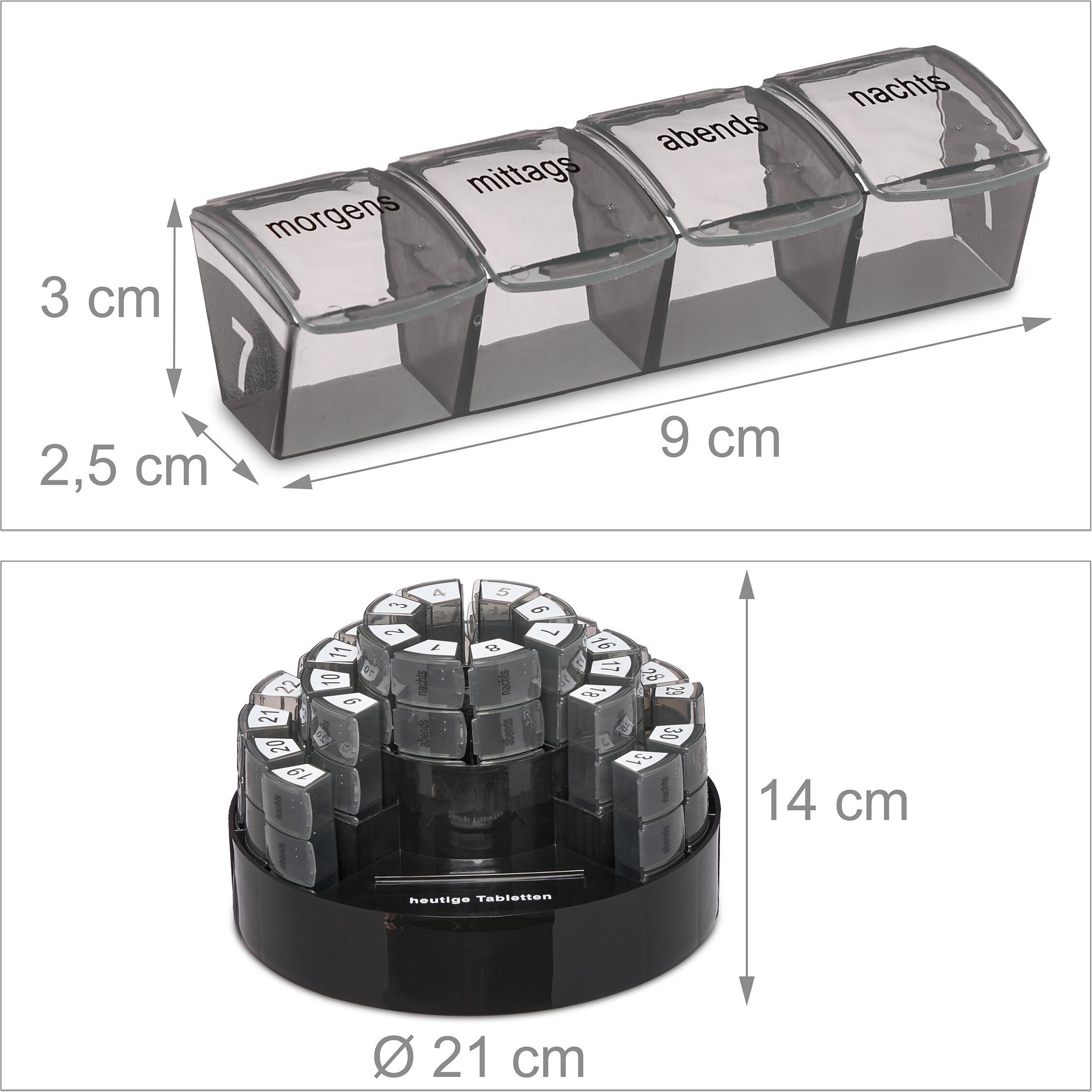 Thumbnail - Relaxdays, Medikamentenbox, Tablettenbox