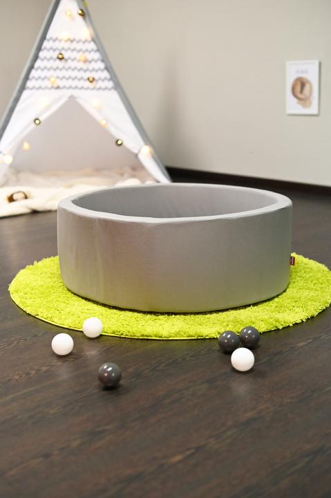Actual product image Knorrtoys Ball pool soft "Grey" - 100 balls grey/white (approx. 6cm diameter)