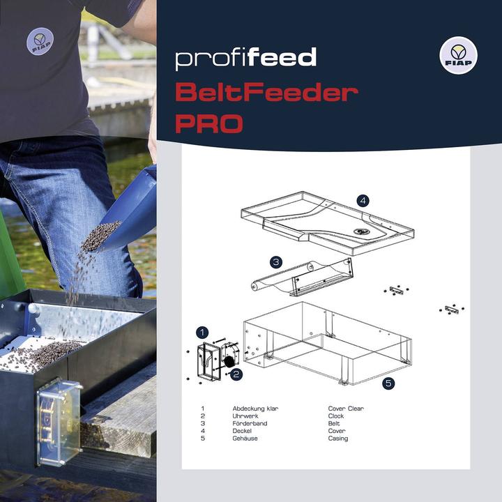 Immagine prodotto Fiap profifeed BeltFeeder PRO 3 kg 12 h - Alimentatore automatico (Alimentatore automatico analogico)