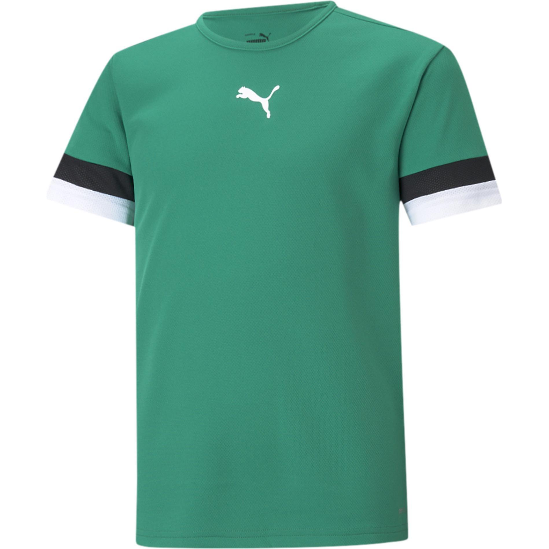Puma, Herren, Sportshirt, teamRISE Jersey Jr-704938 (116), Grün, 116