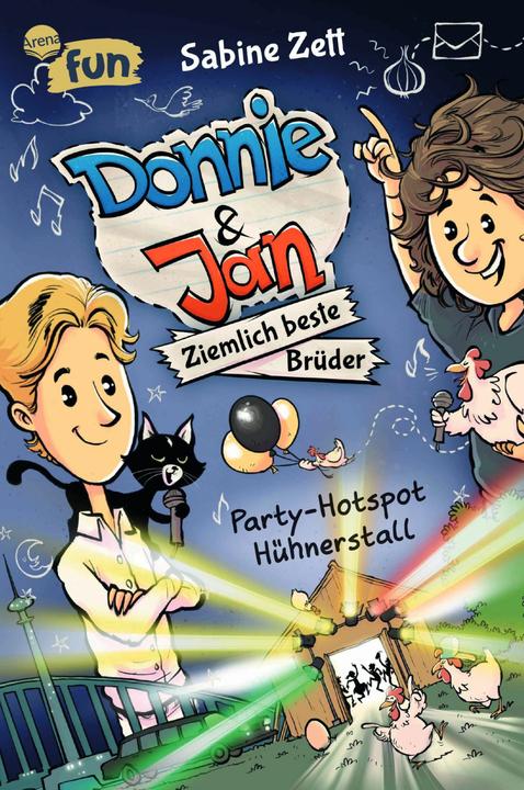 Actual product image Donnie & Jan – Ziemlich beste Brüder (2). Party-Hotspot Hühnerstall (German, Daniel Stieglitz, Sabine Zett, 2024)