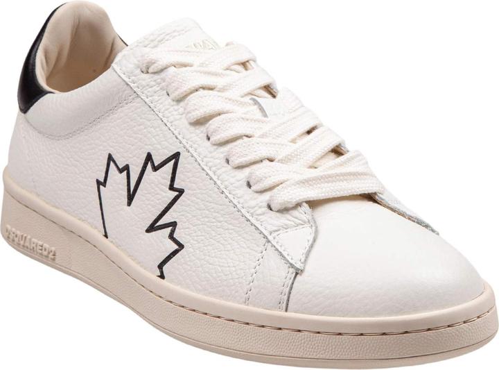 Produktbild Dsquared2 boxer sneakers in leather color black and white (42)