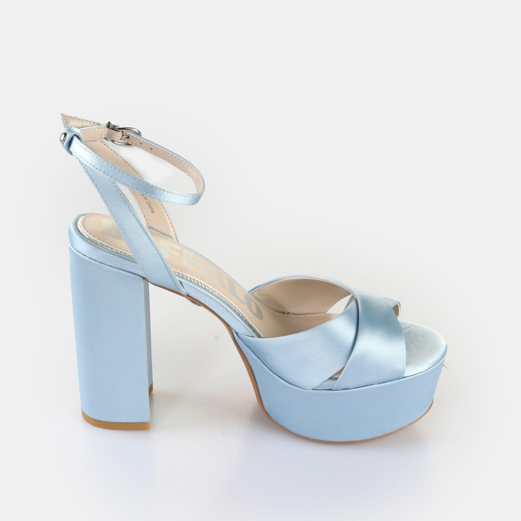 Thumbnail - Buffalo, Damen, Sandalen, sandalen für en jessie cross - vegan, Blau, (41)