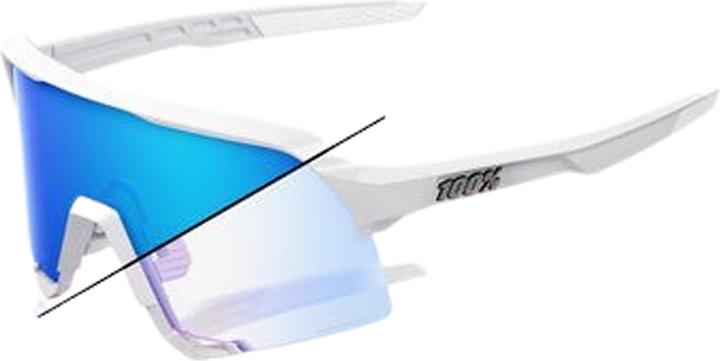 100% S3 LE - Bastille (Pearl White Glitter, Weiss, Blue Mirror Photochromic)