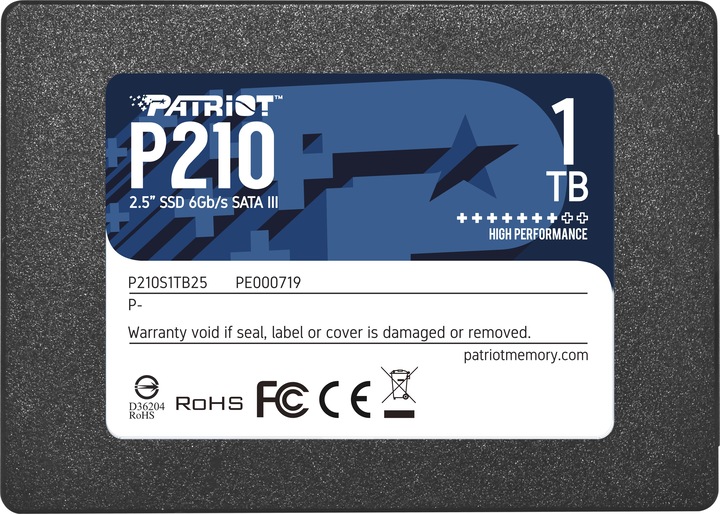 Patriot P210 (1000 GB, 2.5")