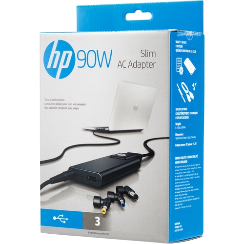 HP Adapter 90W Slim Combo Kit, Notebook Ersatzteile