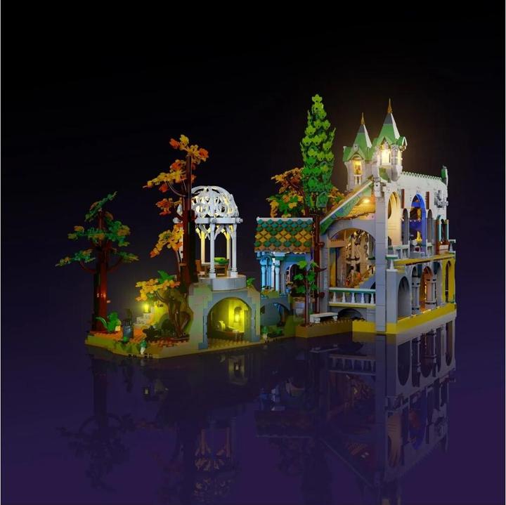 Actual product image Light my bricks LMB 2.0 LEGO® The Lord of the Rings Rivendell #10316 Light Kit