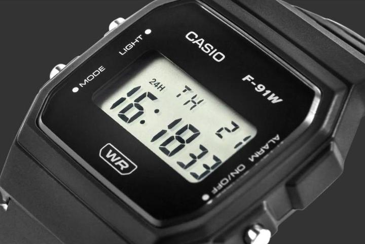 Image du produit Casio F-91WB-1AEF (Chronographe, Horloge numérique, 32 mm)