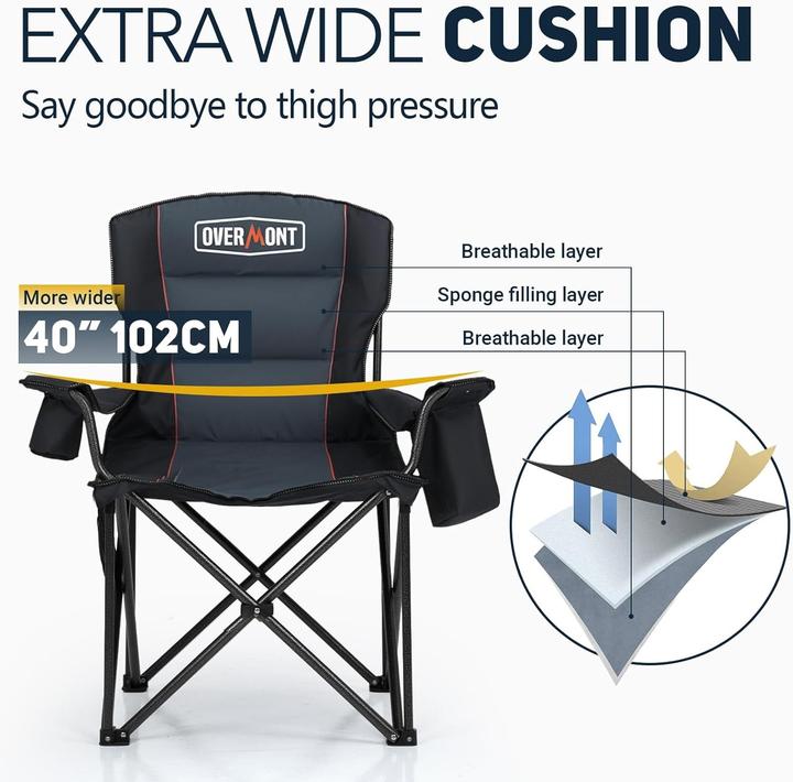 Produktbild Overmont Sedia Pieghevole Oversize