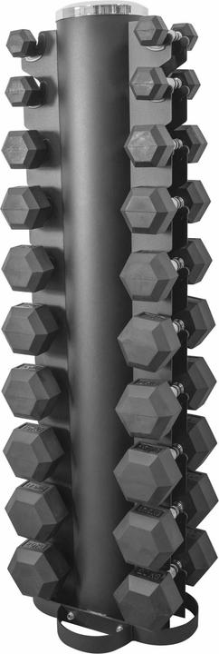 Fitcom Hex Dumbbell Set 1-20 kg inkl. Ständer (2 x 1 kg, 2 x 10 kg, 2 x 12.5 kg, 2 x 15 kg, 2 x 17.5 kg, 2 x 2 kg, 2 x 20 kg, 2 x 4 kg, 2 x 6 kg, 2 x 8 kg)