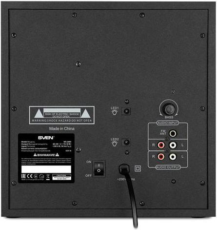 Produktbild Sven MS-2085 speaker set Black 2.1 channels (Set, 60 W)