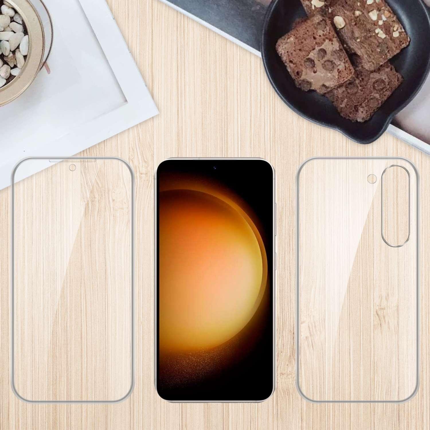 Thumbnail - Cadorabo TPU 360 Grad Hülle für Samsung Galaxy S23 (Samsung Galaxy S23+), Smartphone Hülle, Transparent