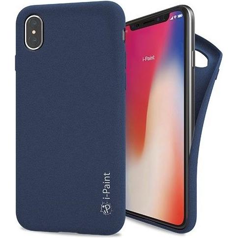 I-Paint UltraFlexible Sand Case for iPhone XS/X - Blue (Apple iPhone X), Smartphone Hülle, Blau