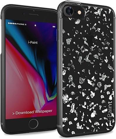 Image du produit I-Paint Étui à paillettes pour iPhone 7/8/SE - Argenté (Apple iPhone 8, Apple iPhone 7)