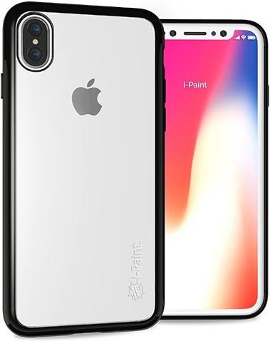 Produktbild I-Paint Enveloping Transparent Case for iPhone XS/X - Black (Apple iPhone X)