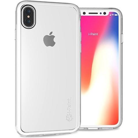 Thumbnail - I-Paint Enveloping Transparent Case for iPhone XS/X - Matte (Apple iPhone X), Smartphone Hülle, Transparent