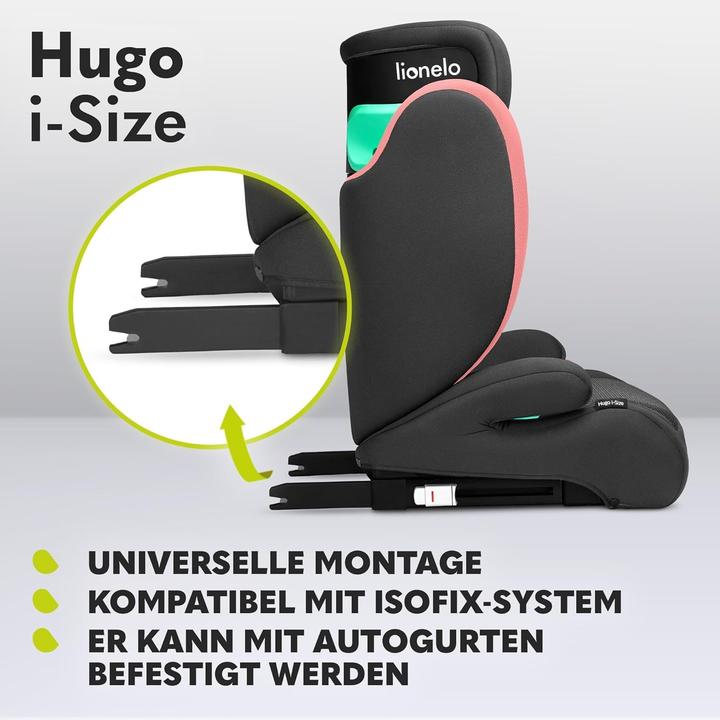 Image du produit Lionelo Hugo (Rehausseur de siège pour enfant, Siège pour enfant, Norme ECE R129/i-Size)