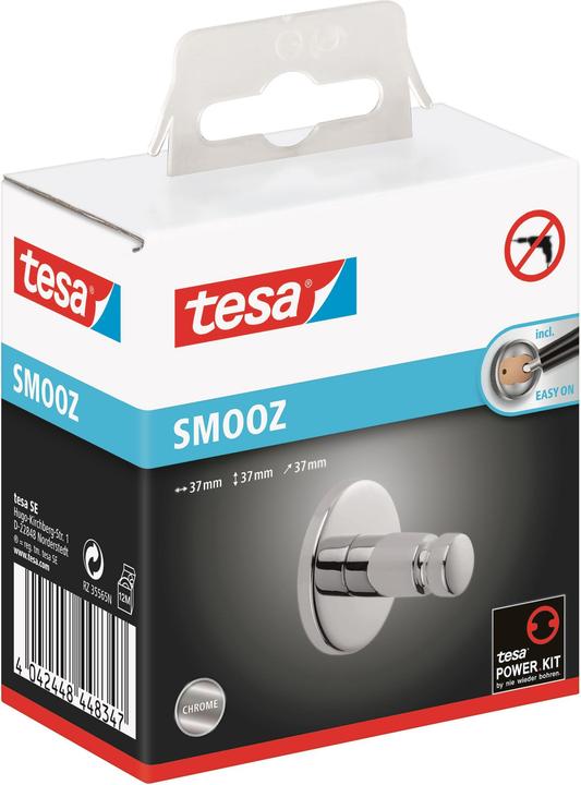 Produktbild tesa SMOOZ Handtuchhaken inkl. Klebelösung ohne Bohren