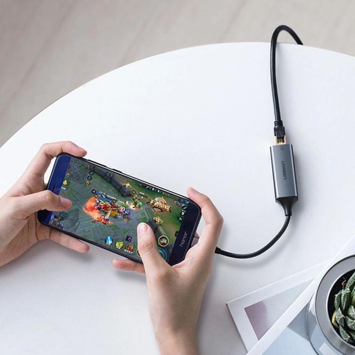 Actual product image Ugreen Gigabit Ethernet Adapter (USB-C 3.1 Gen 1, RJ45 (1x))