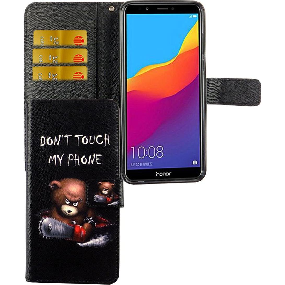 Thumbnail - König Design Hülle Handy Schutz für Huawei Honor 7C Case Cover Tasche Wallet Etui Handyhülle (Honor 7c), Smartphone Hüll...
