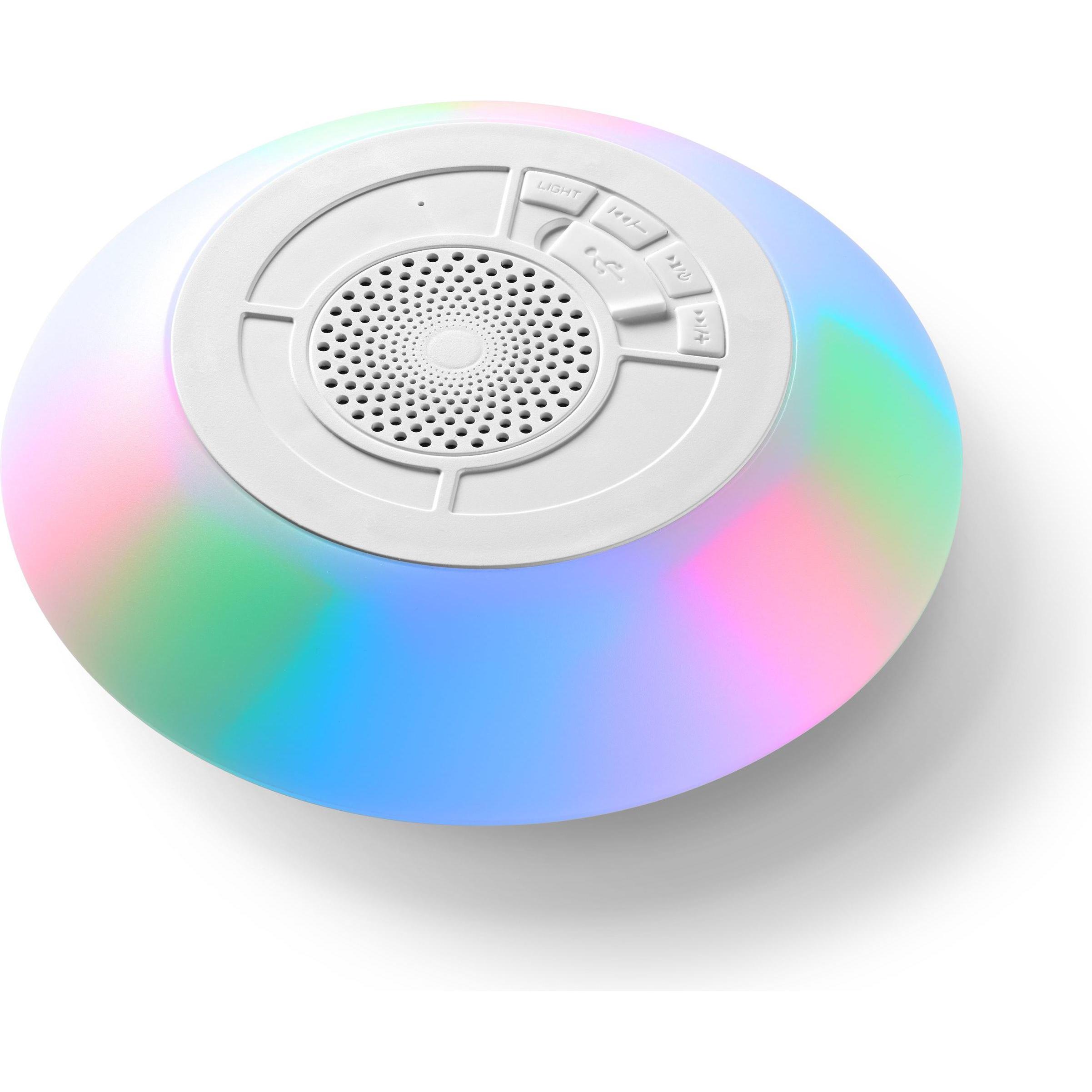 Cellularline Bluetooth Speaker Water Floating White (3 h, Akkubetrieb), Bluetooth Lautsprecher, Weiss