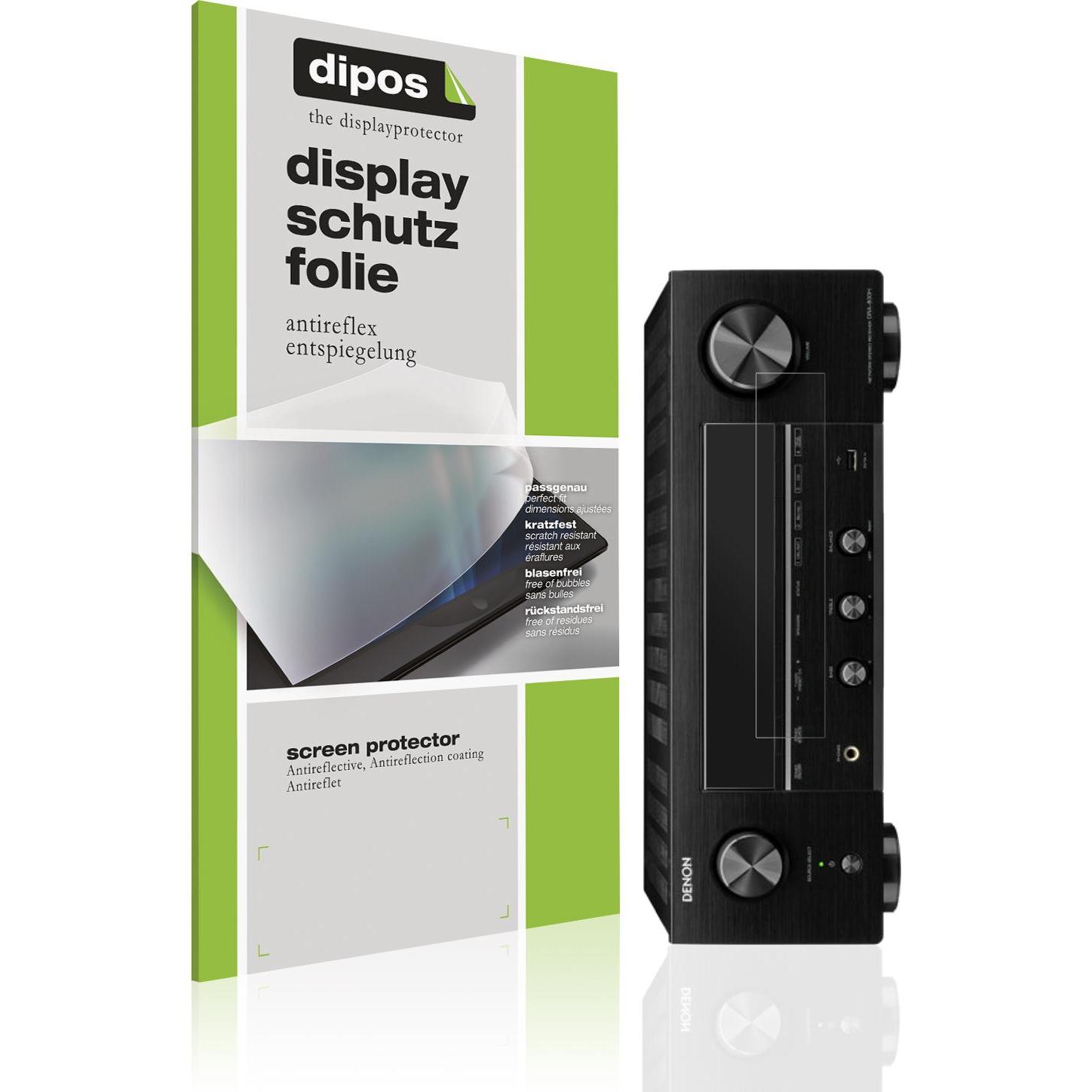 Dipos Schutzfolie Matt für Denon DRA-800H, MP3 + Media-Player Zubehör