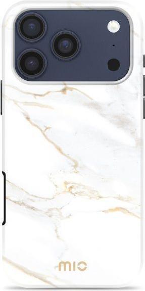 Produktbild Mio Back panel cover White Marble Magsafe Compatible for iPhone 17 Pro Max (Apple iPhone 17 Pro Max)