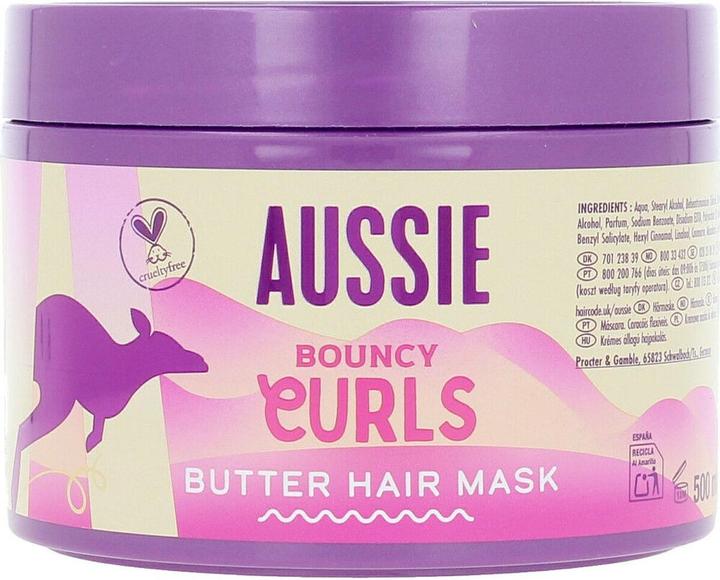 Aussie BouncyCurlsButter Hair Mask - 500ml (500 ml)