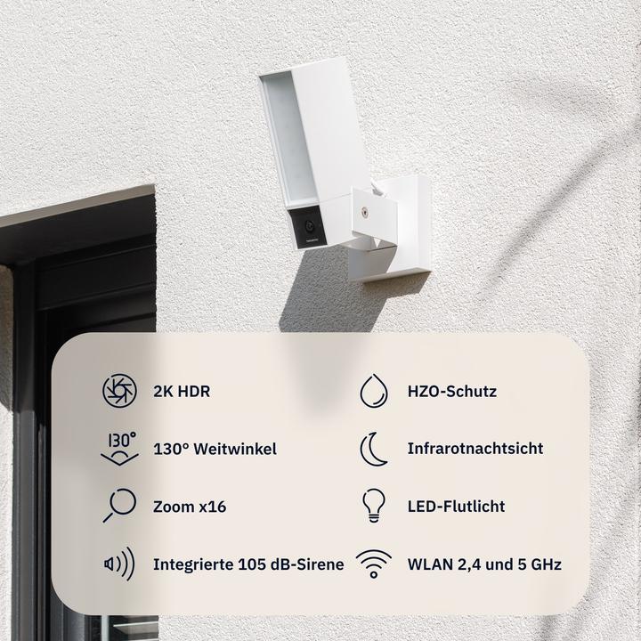 Actual product image Netatmo Kamera zewnętrzna Original NOC2-W biała (2560 x 1440 Pixels)