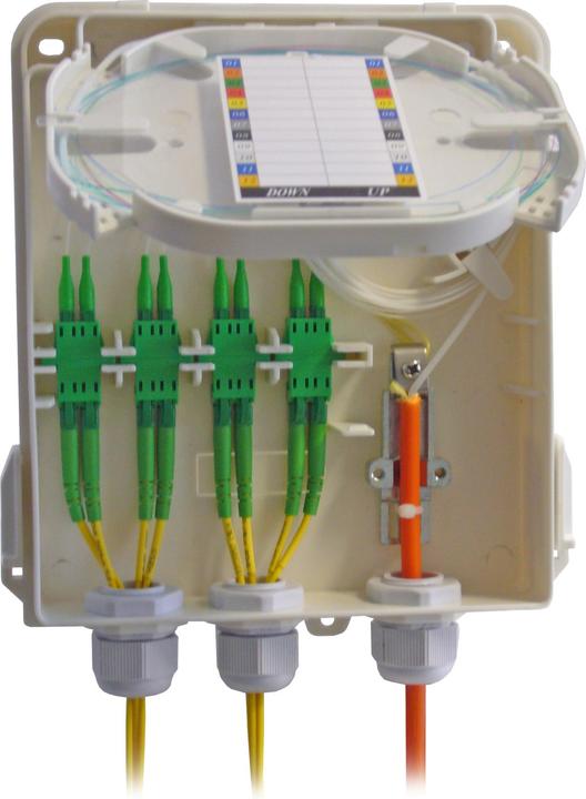 Produktbild Tecline Hausanschlussbox (APL) für FTTX-Anwendungen (Spleissbox)