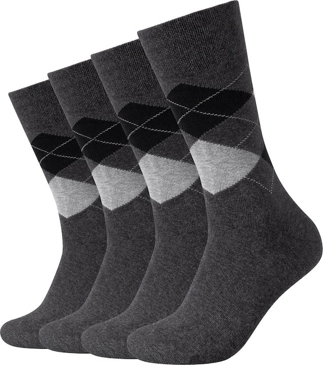 Immagine prodotto Camano Uomo ca-soft classic argyle calze 4p (confezione da 4, 43, 46)