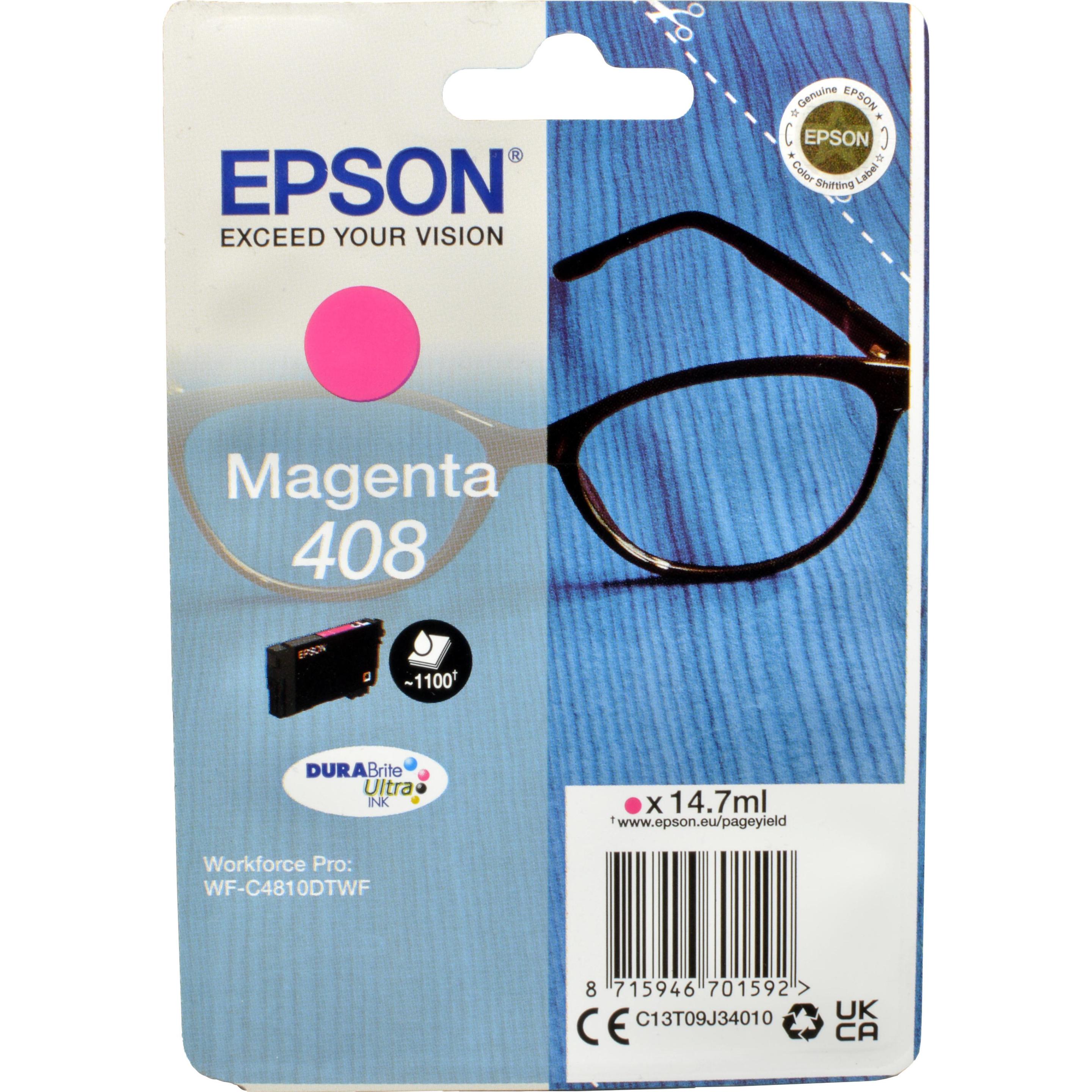Epson, Druckerpatrone, Ink/Singlepack 408 DURABrite Ult (M)