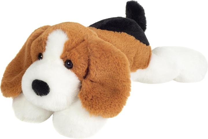 Produktbild Teddy Hermann 919841 - Schlenkerhund dreifarbig, Plüschtier, 29 cm (8 cm)