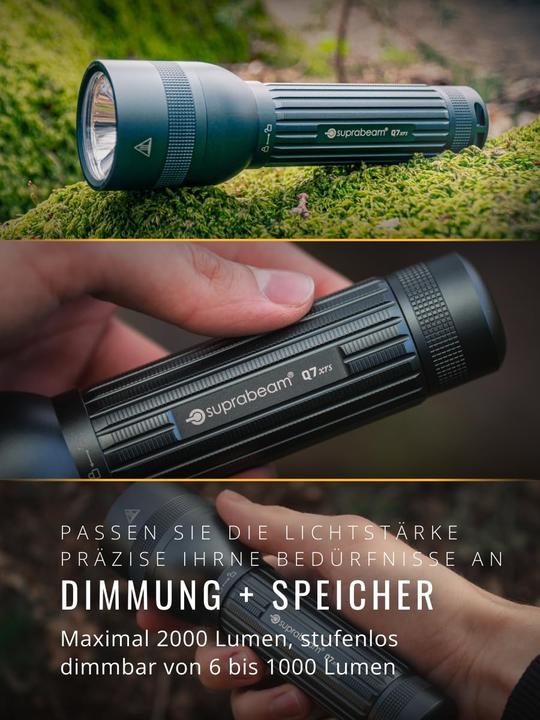 Actual product image Suprabeam Flashlight Q7xrs (28 cm, 2000 lm)