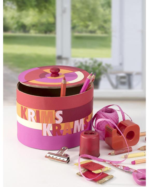 Actual product image Glorex Round cardboard box, with lid