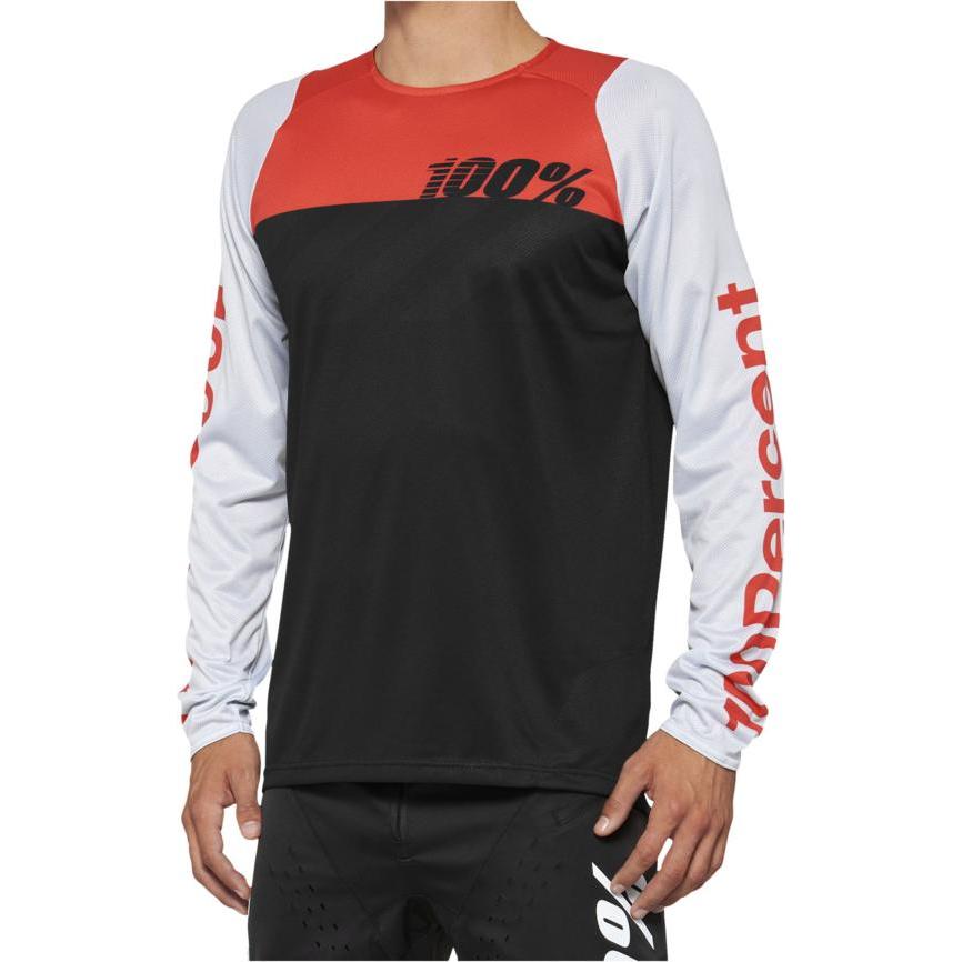 100%, Herren, Velotrikot, R-Core Jersey (XL), Schwarz, XL