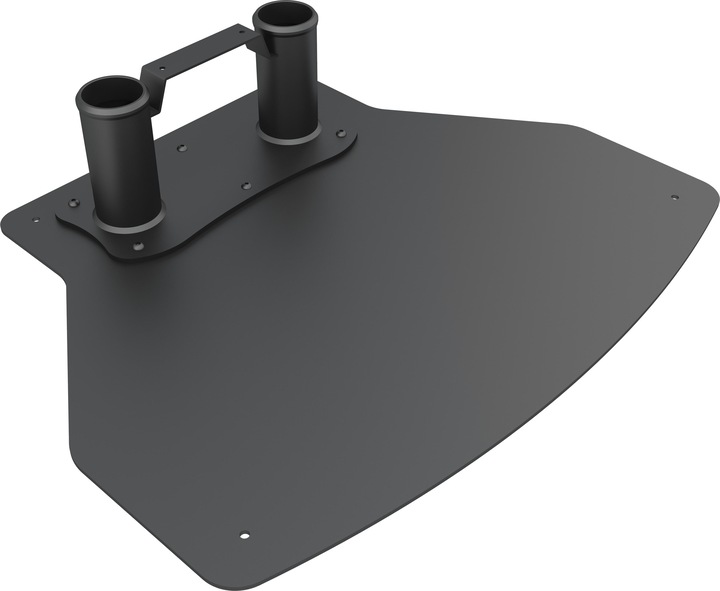 Actual product image Multibrackets Base plate fixed to floor stand, black, metal