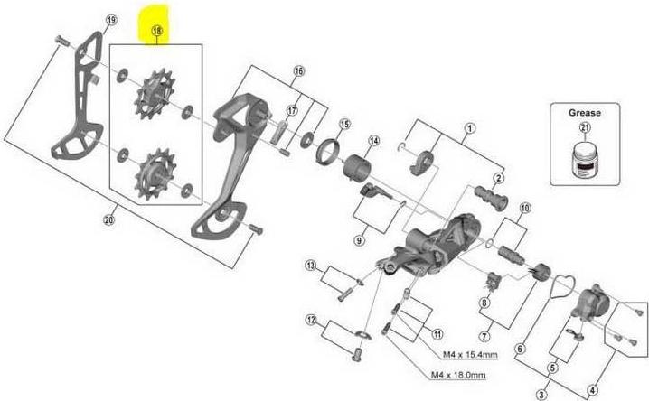 Produktbild Shimano Schaltrollensatz