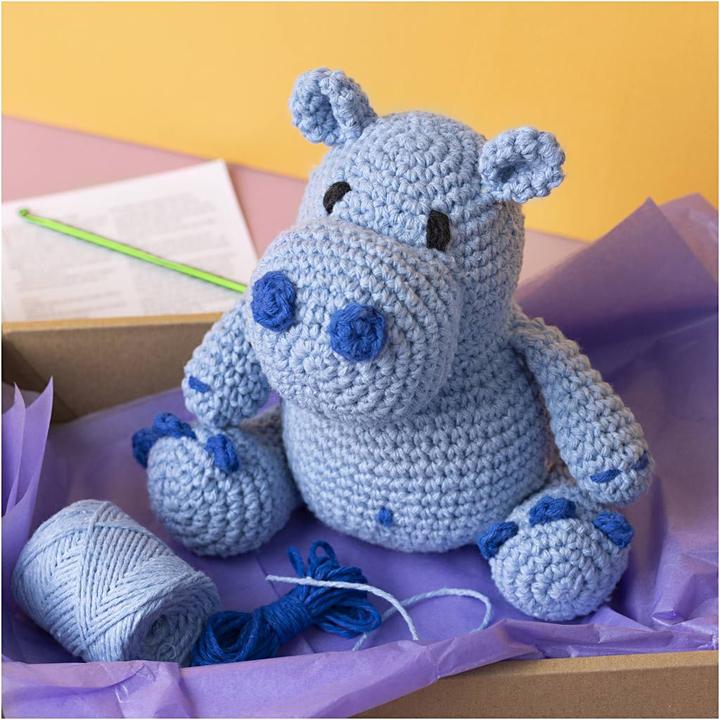 Actual product image Default Craft Kit Amigurumi - Hippo - blue - light blue (977866)