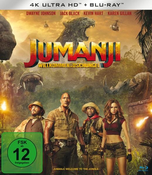 Image du produit Jumanji : Bienvenue dans la jungle - 4K (Blu-ray 4k, 2017, Allemand)