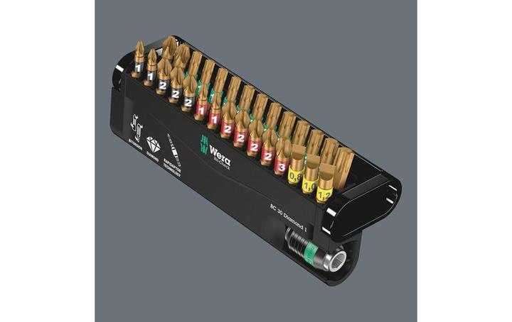 Produktbild Wera Bit-Check 30 Diamond 1 (Kreuz Phillips PH, Kreuz Pozidriv PZ)