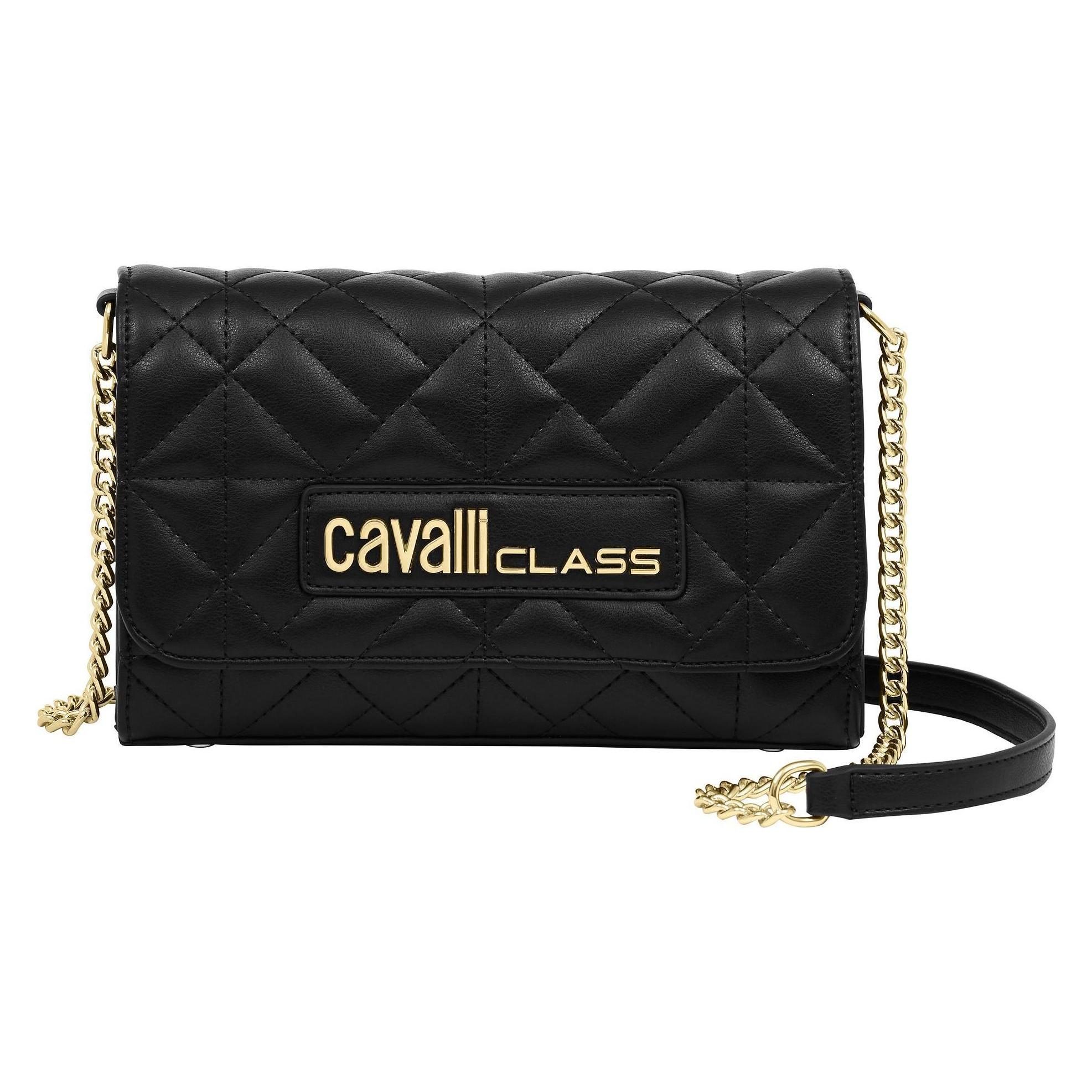 Cavalli Class, Damen, Handtasche, Carlotta Umhängetasche 22 Cm, Schwarz