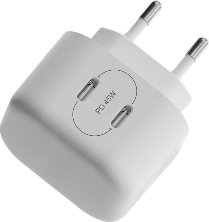 Actual product image Volutz USB Wall Charger Utilogy 45W Dual USB-C