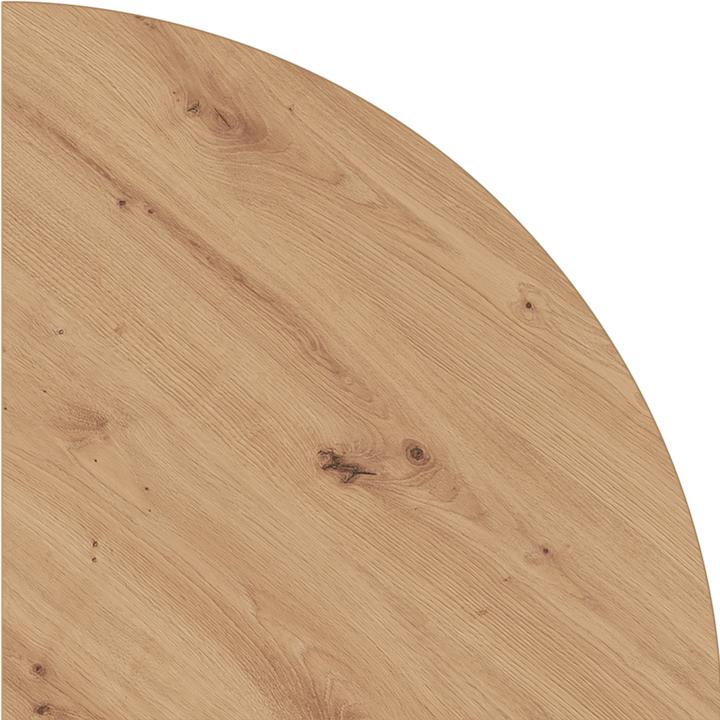 Hammerbacher Interlinking quarter round/cons. 80x80cm knotty oak/W
