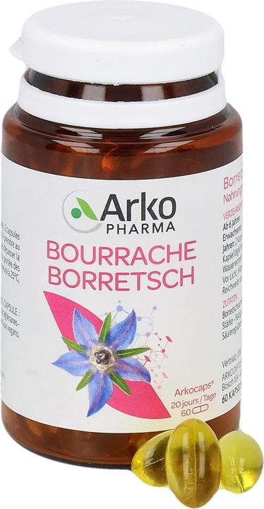 Actual product image Arkopharma Borage oil (60 pcs., Capsules, 62 g)