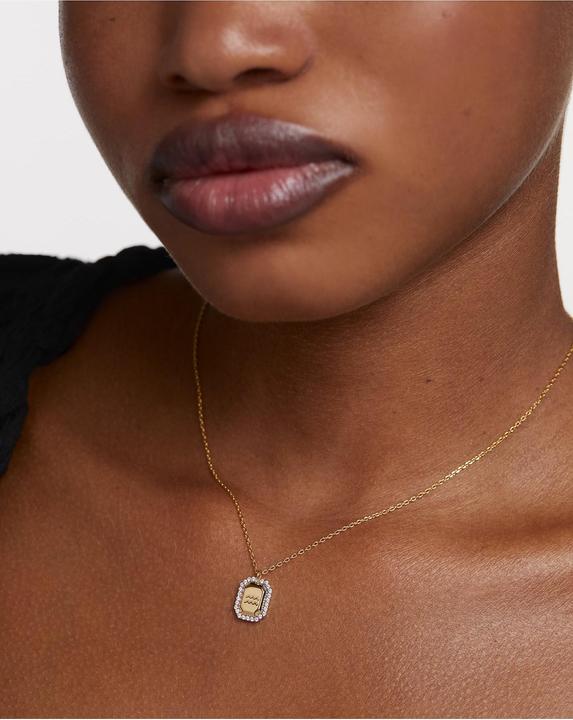 Produktbild Pd Paola PDPAOLA - OriginÃ¡lnÃ­ pozlacenÃ½ nÃ¡hrdelnÃ­k VodnÃ¡Å™ AQUARIUS CO01-566-U (Å™etÃ­zek. pÅ™Ã­vÄ›sek) (Silber 925)