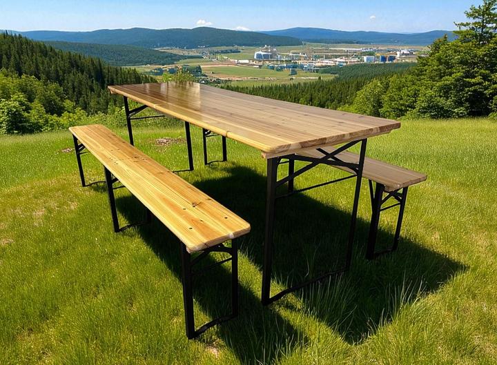 Actual product image GuGus Folding fixed bench set